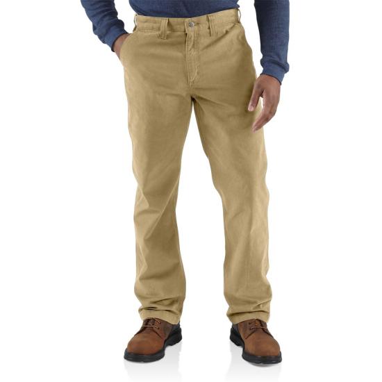 *SALE* ONLY (1) SIZE 30x30 LEFT!! Carhartt Relaxed Fit Straight Leg Rugged Work Cotton Twill Pant  - Field Khaki