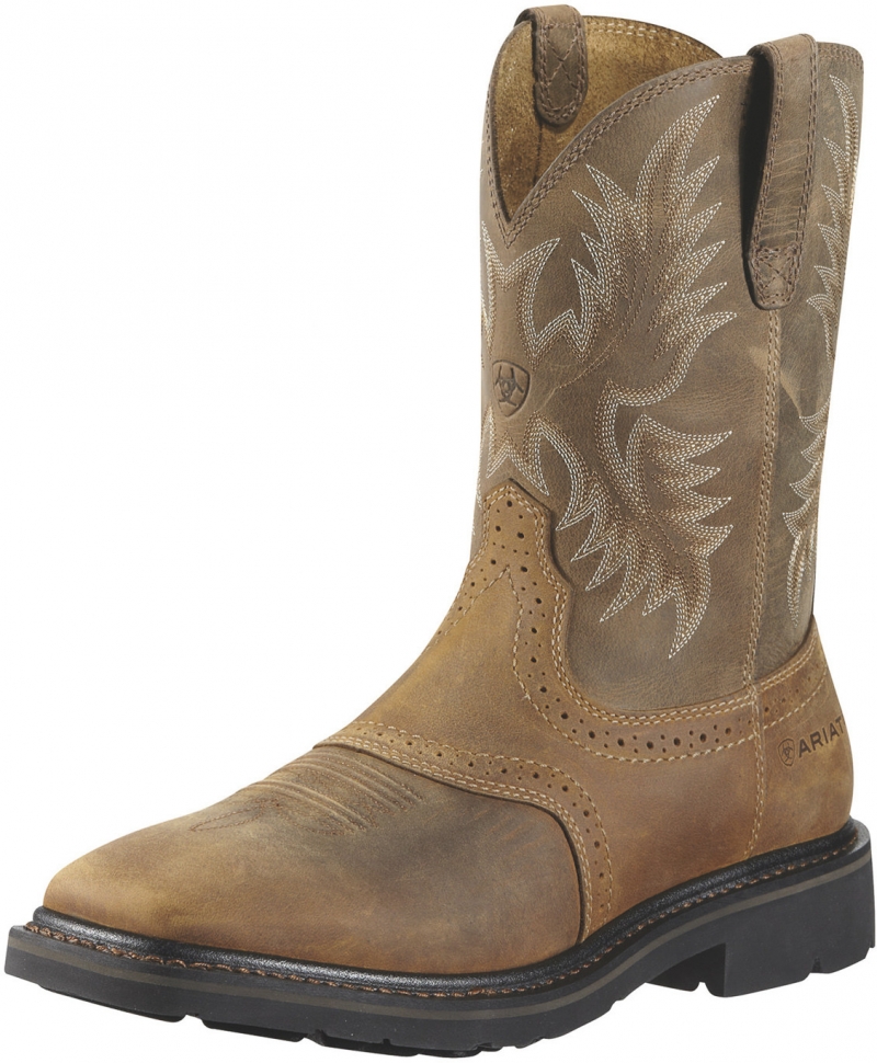 Ariat SIERRA Pull-On Wide Square Toe S/T - Aged Bark