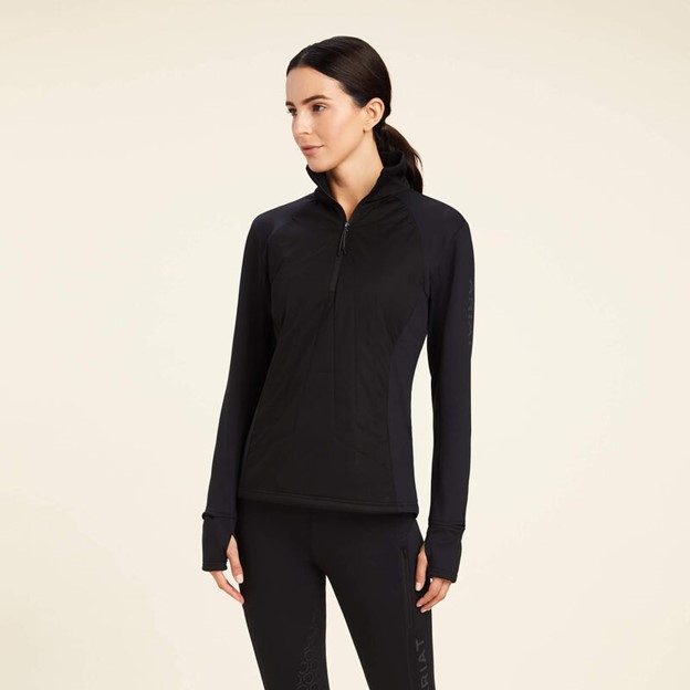 Ariat Women's Venture 1/2 Zip Sweatshirt - Black
