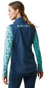 Ariat Women's Softshell Team Vest - Deep Petroleum