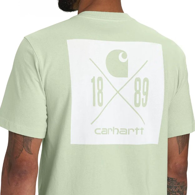 Carhartt Relaxed Fit Heavyweight Short-Sleeve Pocket 1889 Graphic S/S Shirt