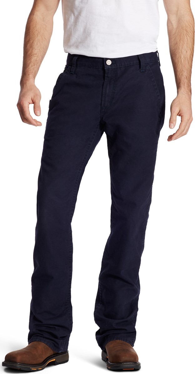Ariat FR M4 Relaxed Fit Boot Cut Workhorse Pant - Navy