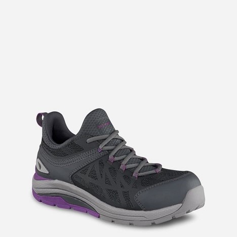 Red Wing Cooltech® Athletics Safety Toe Athletic Work Shoe - NT SR EH - Dark Grey/ Puple