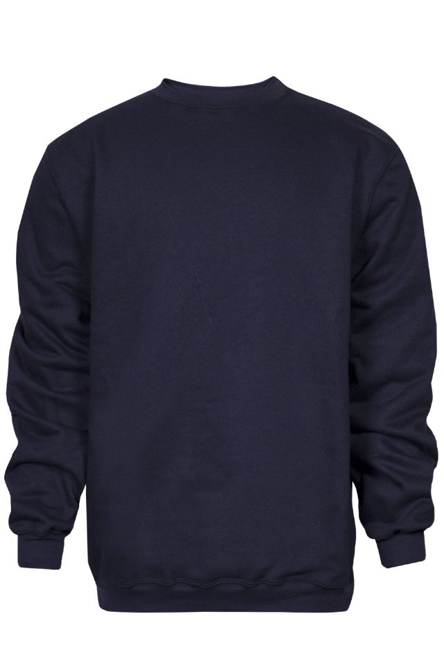 NSA FR Heavyweight Crewneck Pullover Sweatshirt - Navy