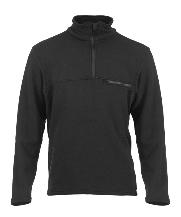 Dragonwear FR Elements Dual Hazard Quarter-Zip Sweatshirt - Black