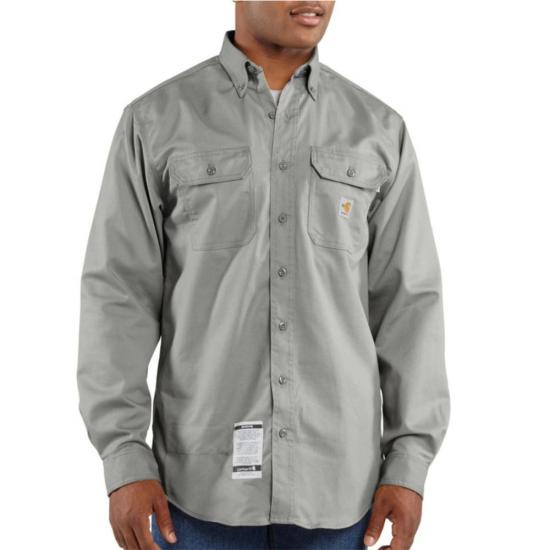 Carhartt FR Button Front Twill Shirt with Pocket Flaps