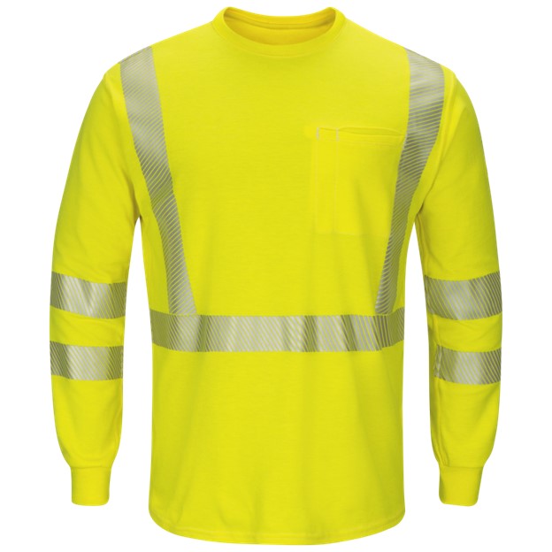 Bulwark FR Lightweight Class 3 Hi-Vis L/S Shirt - Hi-Vis Yellow