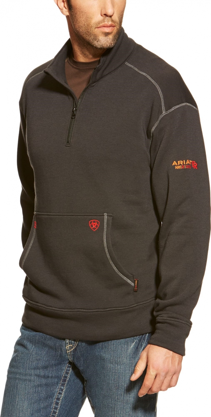 Ariat FR Polartec® 1/4 Zip Fleece - Black Ariat FR Polartec® 1/4 Zip Fleece - Black