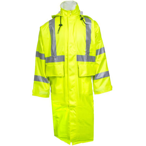 NSA FR HI-VIS Trench Coat Class 3 NSA FR HI-VIS Trench Coat Class 3