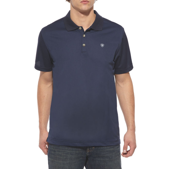 Ariat TEK Polo S/S Shirt - Navy