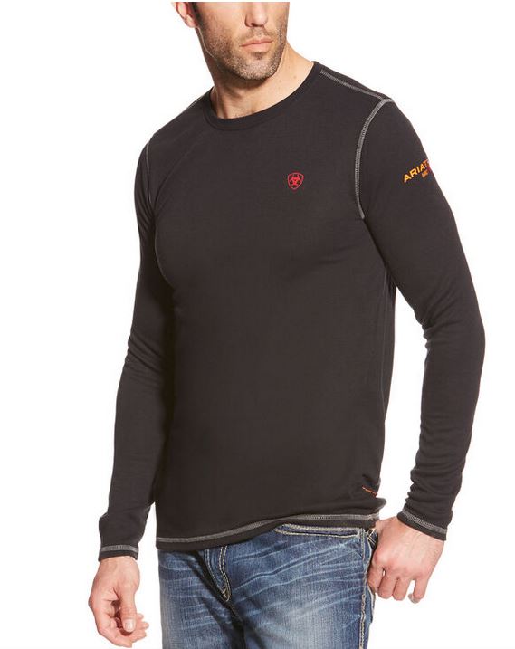 *SALE* ONLY 3XL LEFT!!  Ariat FR POLARTEC -HRC1- L/S Shirt  - Black