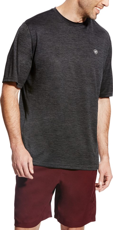 Ariat Charger Basic S/S Shirt - Charcoal