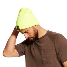 *SALE* LIMITED STOCK LEFT!! Ariat Rebar Watch Cap - Bright Yellow