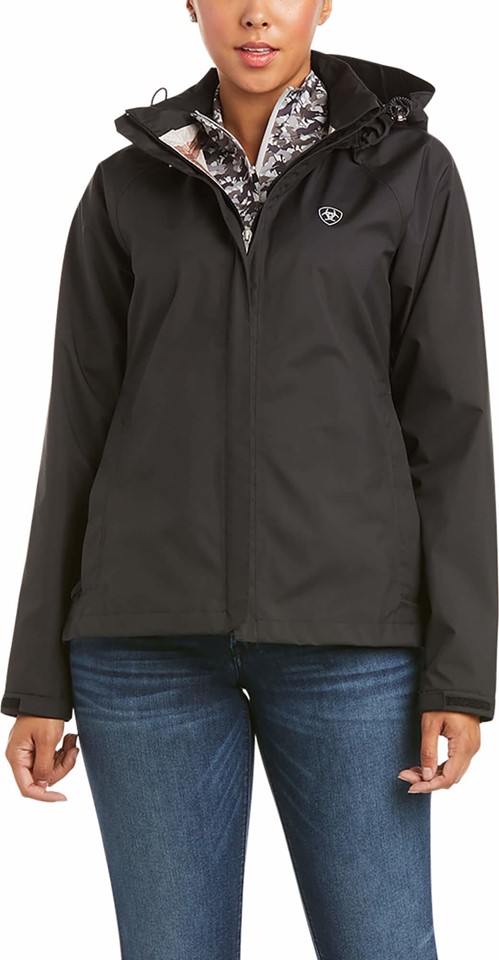 Ariat Women's Packable Waterproof Jacket - Black