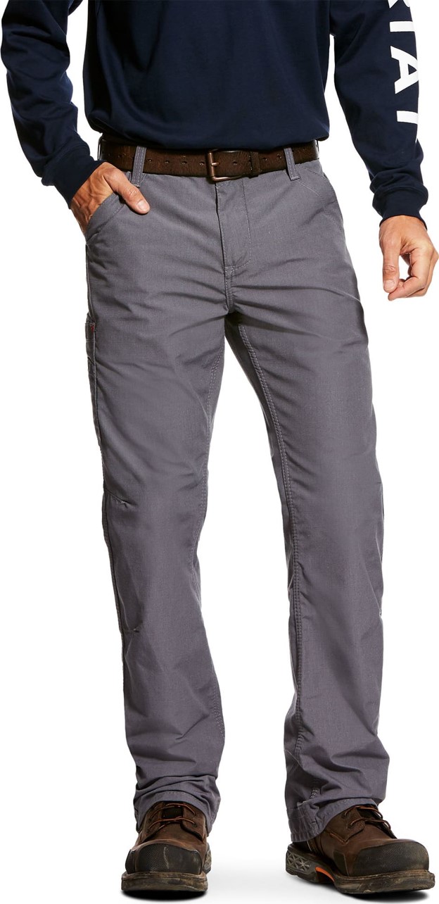 Ariat FR M4 Relaxed Fit Boot Cut Duralight Ripstop Pant - Gray