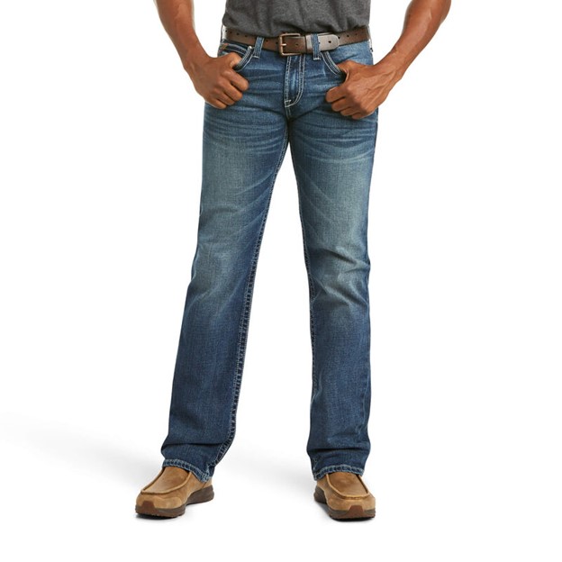 Ariat M7 Coltrane Rocker Slim Fit Stackable Straight Leg Jean -  Silverton