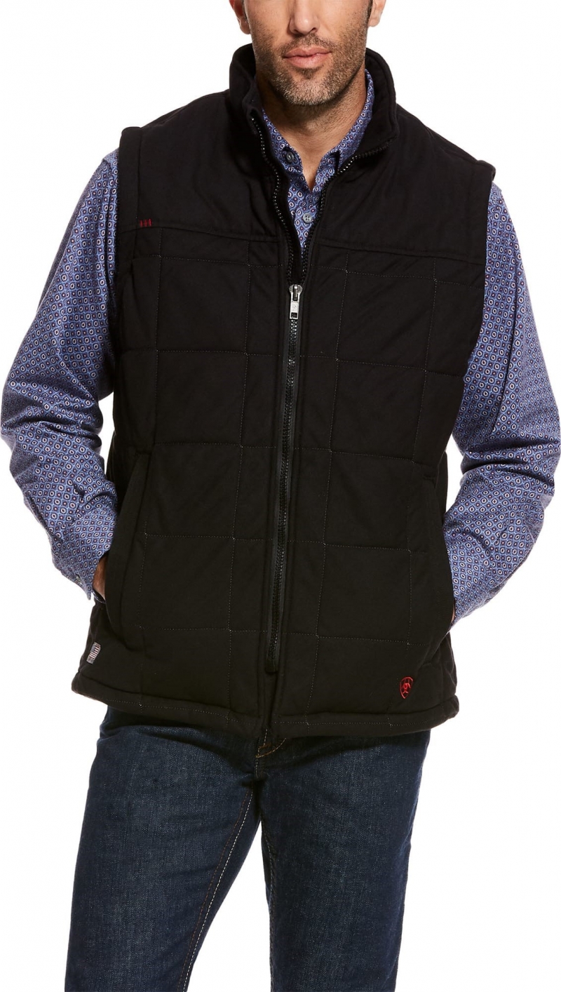 Ariat FR Crius Insulated Vest - Black