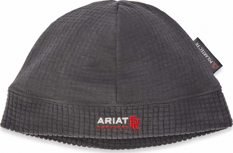 Ariat FR Polartec® Power Grid™ Beanie - Iron Grey