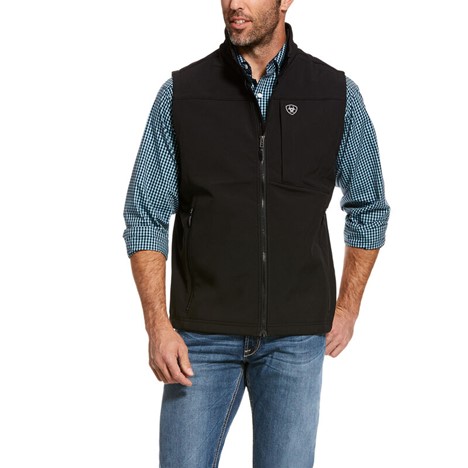 *SALE* LIMITED SIZES & QUANTITIES LEFT!! Ariat Logo 2.0 Softshell Vest - Black