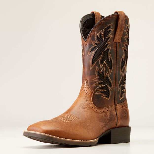 Ariat Sport Cool VentTEK Western Boot - Dark Tan