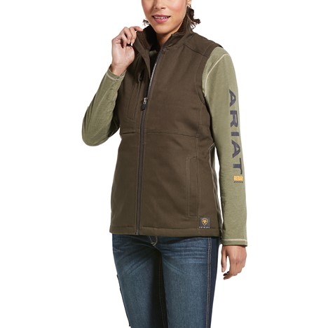 Ariat Women's Rebar DuraCanvasâ„¢ Insulated Vest - Wren