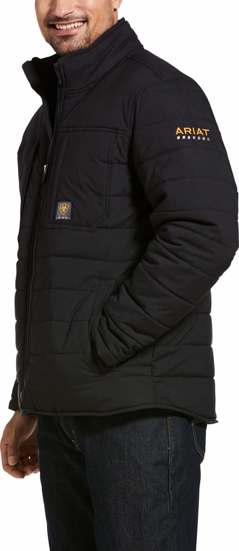 Ariat Rebar Valiant Ripstop Insulated Jacket - Black