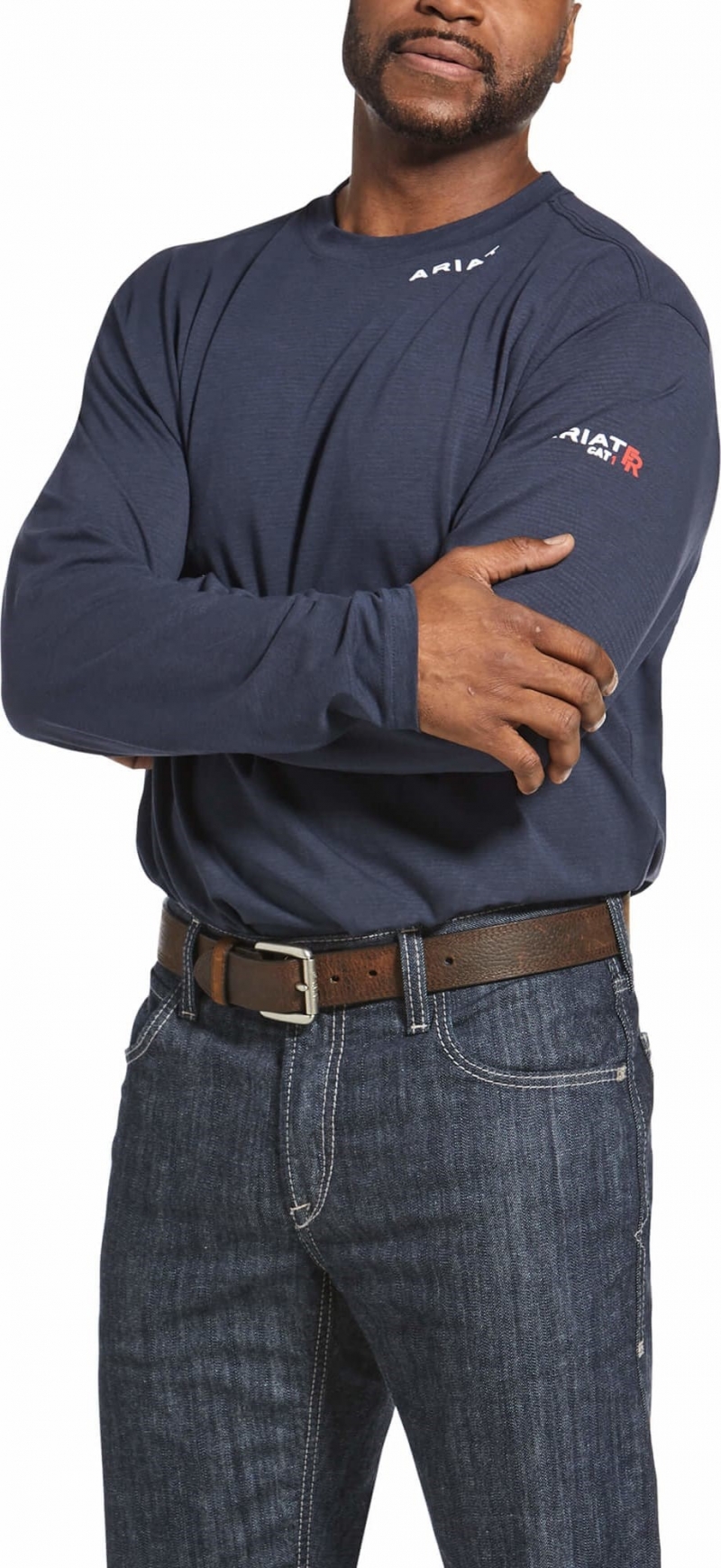 Ariat FR - HRC 1 - Lightweight Baselayer L/S Shirt - Navy