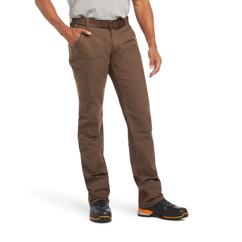 Ariat M4 Relaxed Fit Straight Leg Made Tough DuraStretch™ Double-Front Rebar Pant - Wren