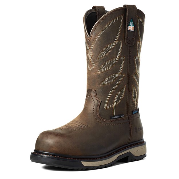 Ariat Women's RIVETER Pull-On CSA W/P C/T - Dark Brown