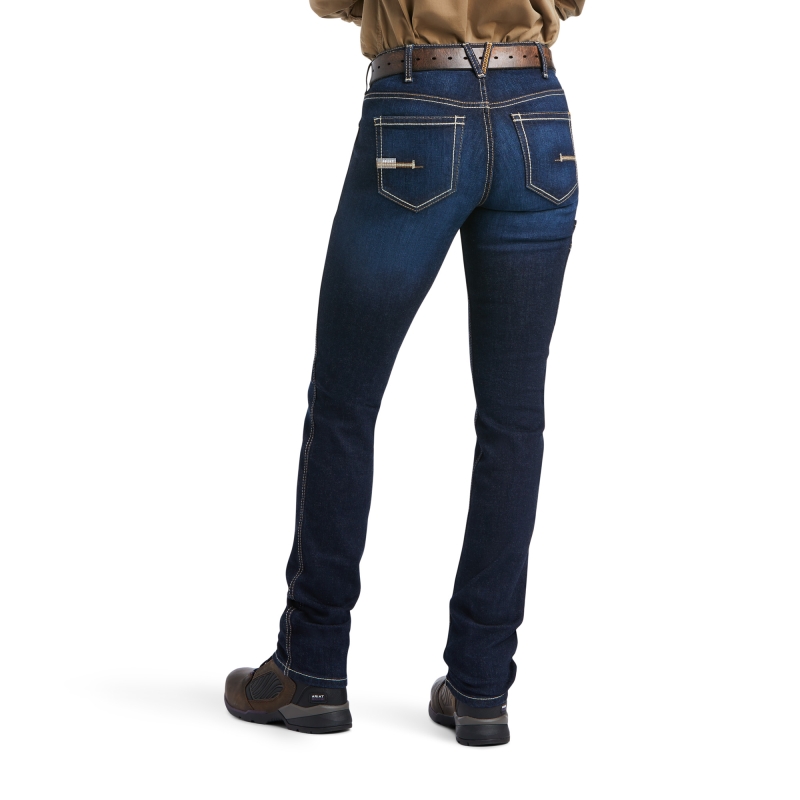 *SALE* LIMITED SIZES & QUANTITIES LEFT!!  Ariat Women's Rebar Perfect Rise Work Flex Riveter Slim Leg - Frances