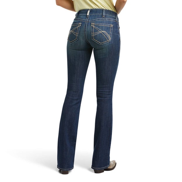 *SALE* LIMITED SIZES & QUANTITIES LEFT!!  Ariat R.E.A.L. Mid Rise Corinne Boot Cut Jean - Pacific