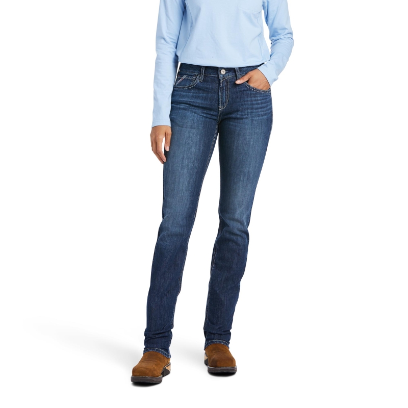 Ariat Women's FR Avelynn Duralight Stretch Perfect Rise Slim Leg Jean - Madera