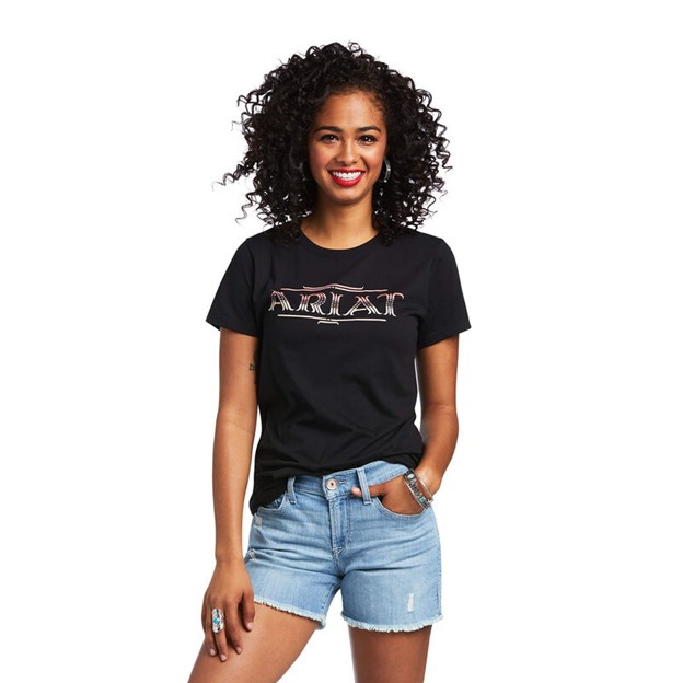Ariat Serape Style Logo S/S Shirt - Black