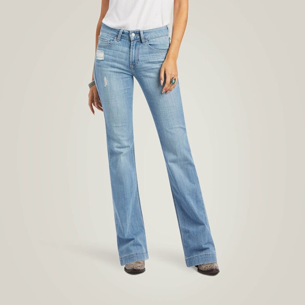 *SALE* LIMITED SIZES & QUANTITIES LEFT!!  Ariat Slim Trouser Aisha Wide Leg Jean - Ohio