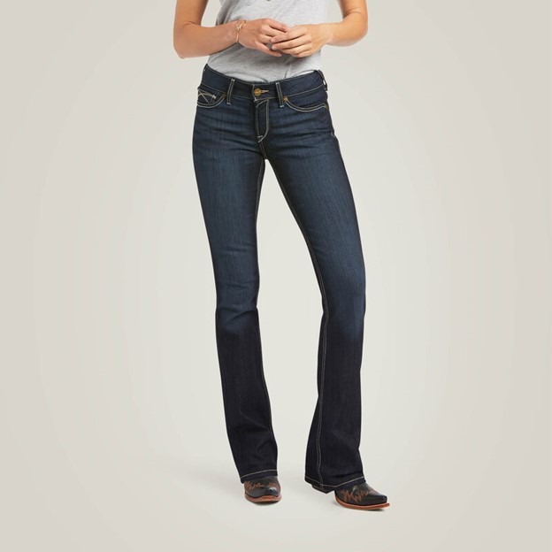 *SALE* LIMITED SIZES & QUANTITIES LEFT!!  Ariat Women's R.E.A.L. Perfect Rise Contessa Boot Cut Jean - Nashville