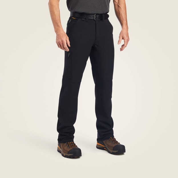 *SALE* LIMITED SIZES & QUANTITIES LEFT!!  Ariat Rebar M5 Straight DuraStretch DriTEK Softshell Straight Leg Pant - Black