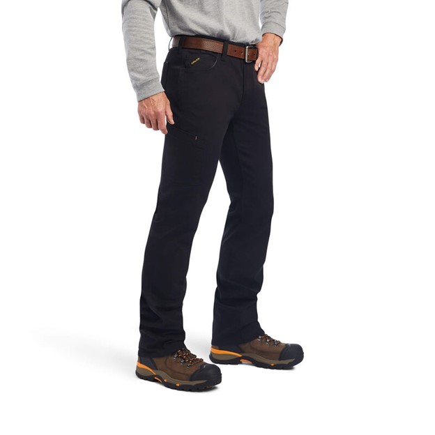 Ariat M7 Slim Fit Straight Leg Made Tough DuraStretchâ„¢ Rebar Pant - Black