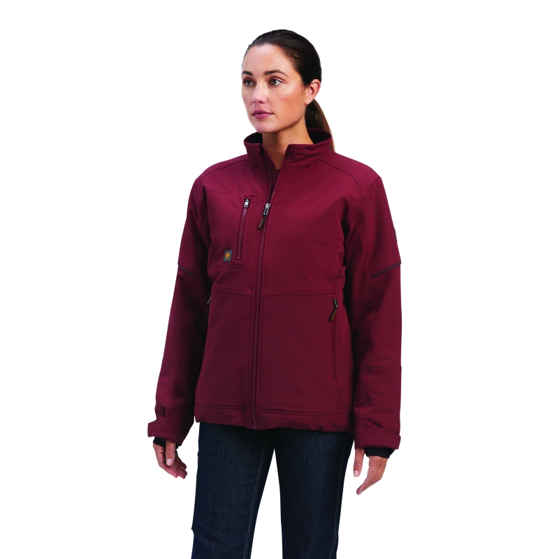 *SALE* ONLY SIZE XL LEFT!! Ariat Women's Rebar DriTEK DuraStretchâ„¢ Insulated Jacket - Port