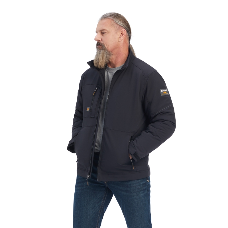 Ariat Rebar DriTEK DuraStretch Insulated Jacket - Black