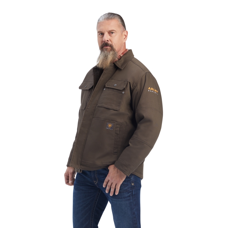 Rebar DuraCanvas Sherpa Lined Coat - Wren