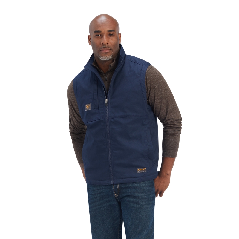 *SALE* LIMITED SIZES & QUANTITIES LEFT!!  Ariat Rebar DuraCanvas Vest - Navy