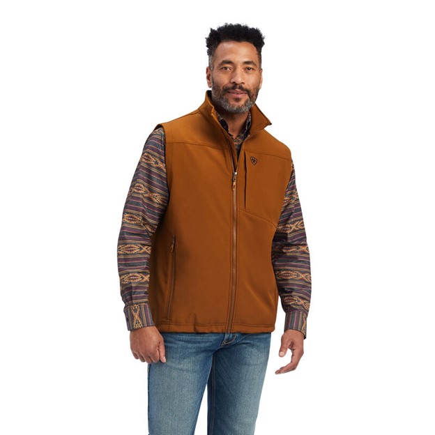 *SALE* LIMITED SIZES & QUANTITIES LEFT!!  Ariat Logo 2.0 Softshell Vest - Chestnut