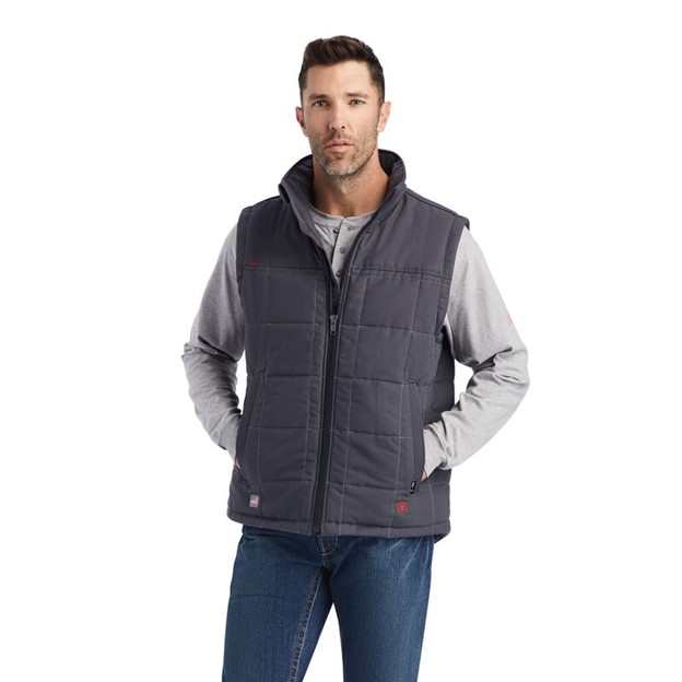 Ariat FR Crius Insulated Vest - Iron Grey