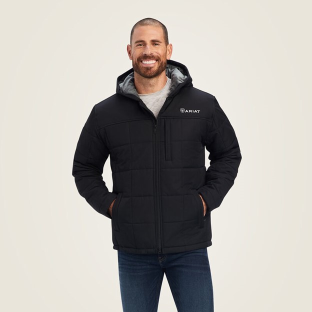 Ariat Crius Hooded Insulated Jacket - Black