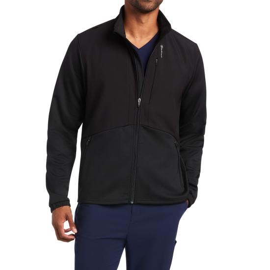 Ariat Galen Fleece Scrub Jacket - Black