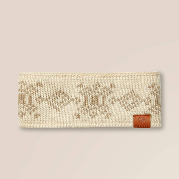 *SALE* LIMITED STOCK LEFT! Ariat Women's Patrona Headband - Natural/ Burlap