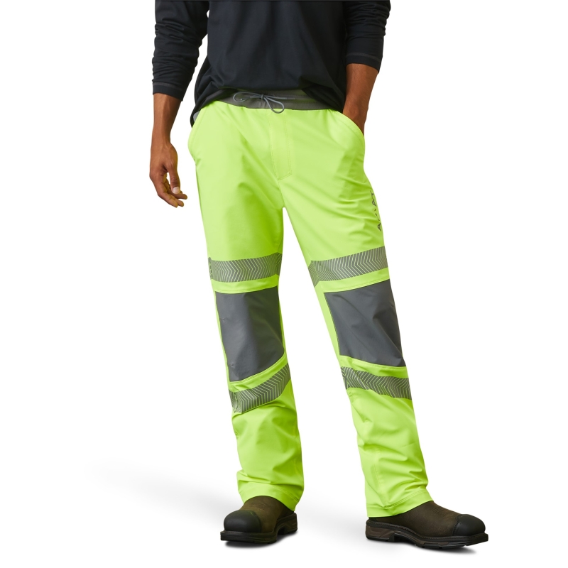 *SALE* LIMITED SIZES & QUANTITIES LEFT!!  Ariat Straight Leg DuraStretchâ„¢ Pull-On Rebar Pant - Hi Vis Yellow