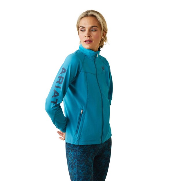 *SALE* LIMITED SIZES & QUANTITIES LEFT!!  Ariat Women's Agile Softshell Jacket - Mosaic Blue