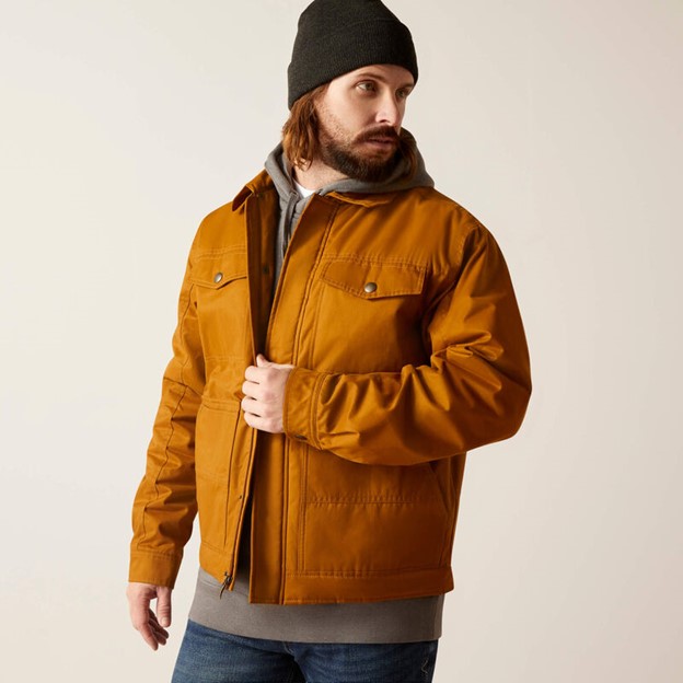 Ariat Grizzly 2.0 Canvas Insulated Jacket - Chestnut