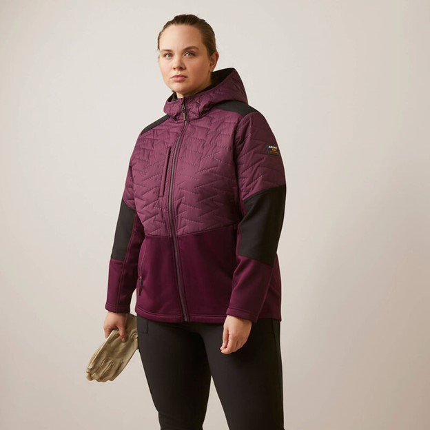 *SALE* LIMITED SIZES & QUANTITIES LEFT!!  Ariat Women's Rebar Cloud 9 Insulated Jacket - Potent Purple